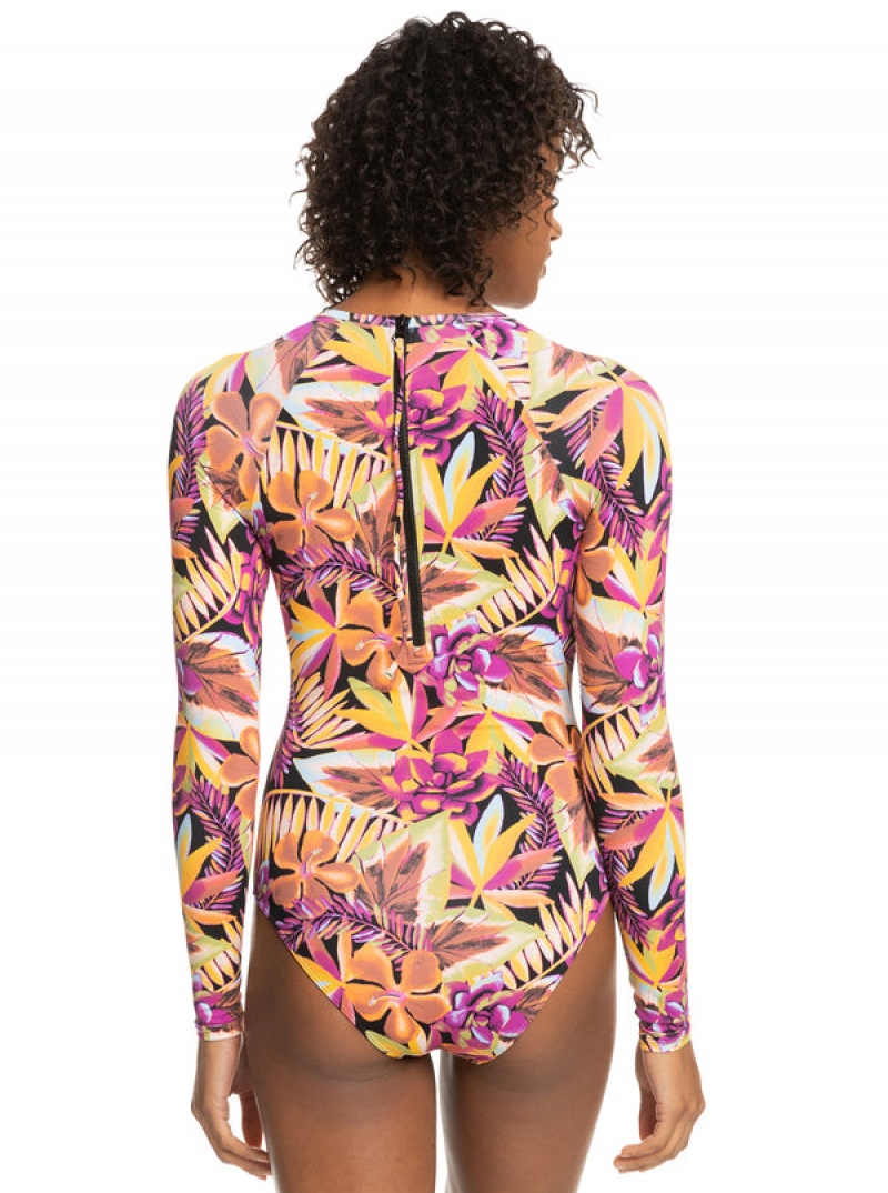 Roxy Fashion Long Sleeve One-Piece Swimsuits | ECDX-75930