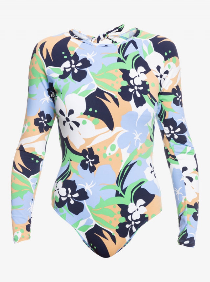 Roxy Fashion Long Sleeve Swimsuits | ZQNF-42697