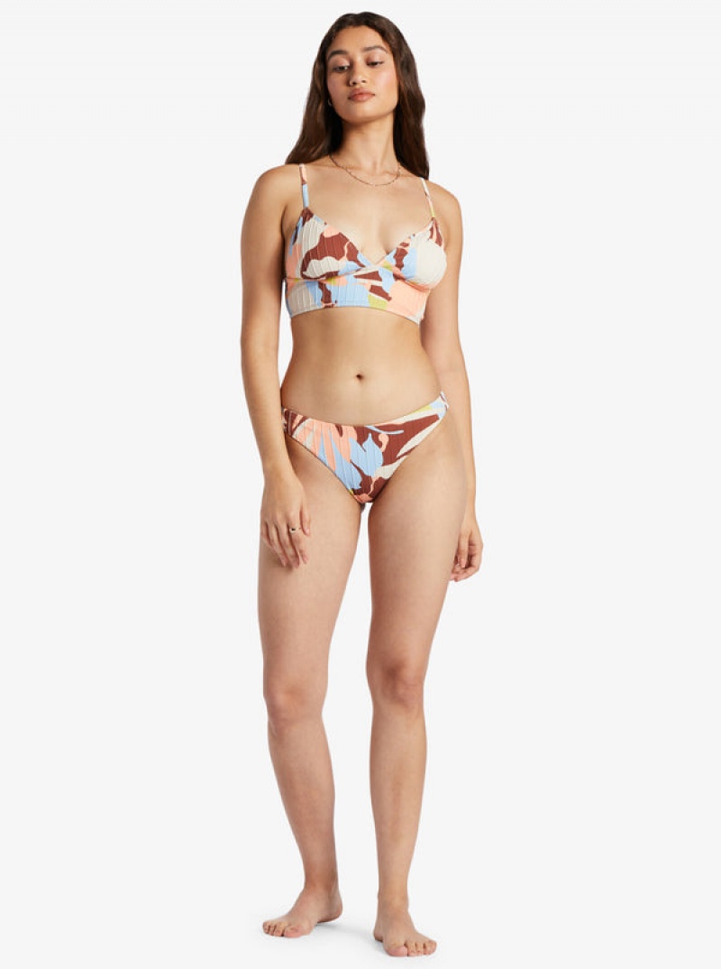 Roxy Floradelic Cheeky Printed Bikini Bottoms | RTCH-91325