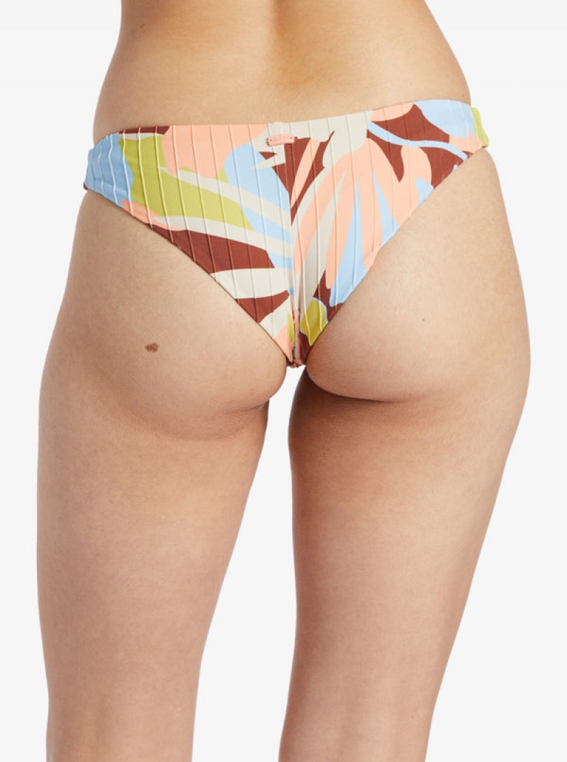 Roxy Floradelic Cheeky Printed Bikini Bottoms | RTCH-91325