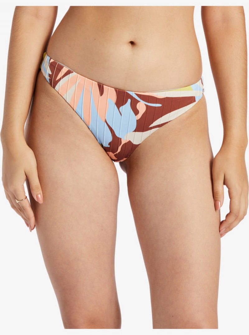 Roxy Floradelic Cheeky Printed Bikini Bottoms | RTCH-91325