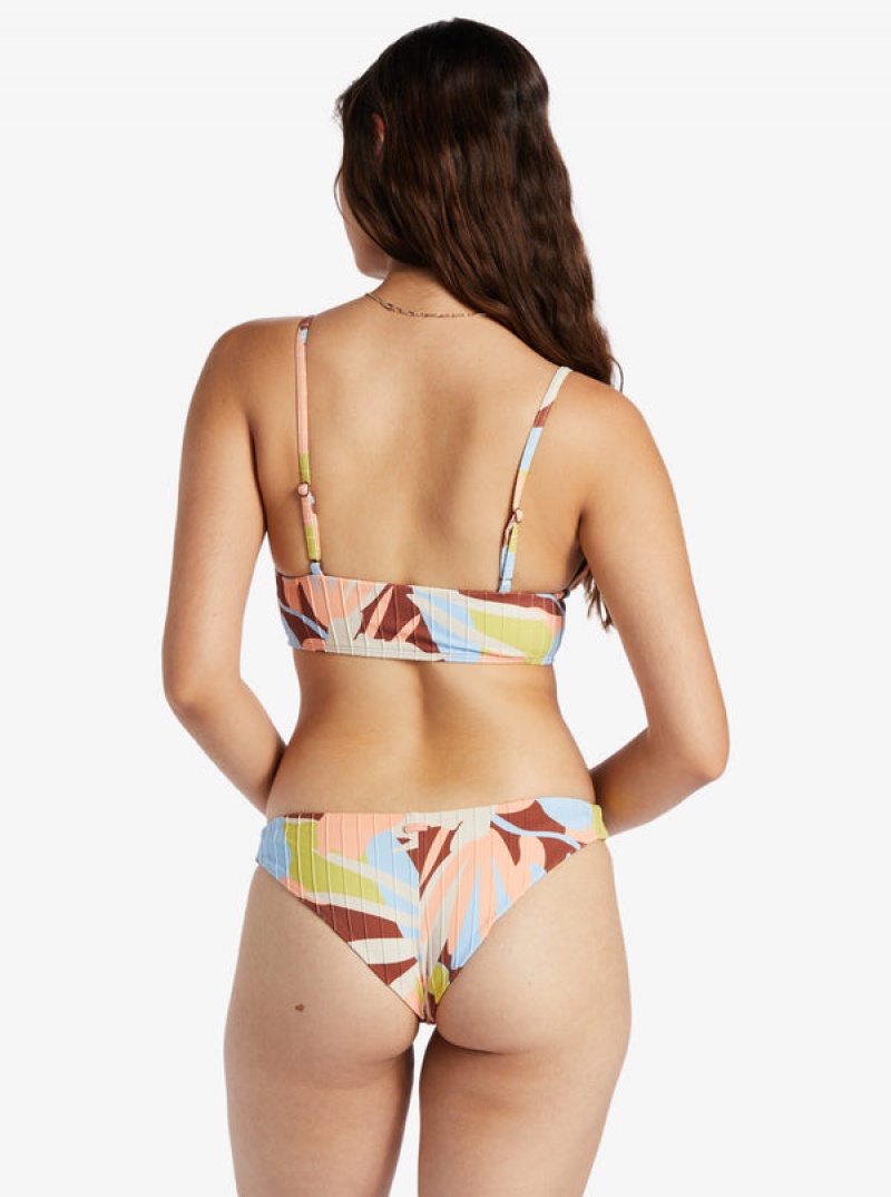 Roxy Floradelic Cheeky Printed Bikini Bottoms | RTCH-91325