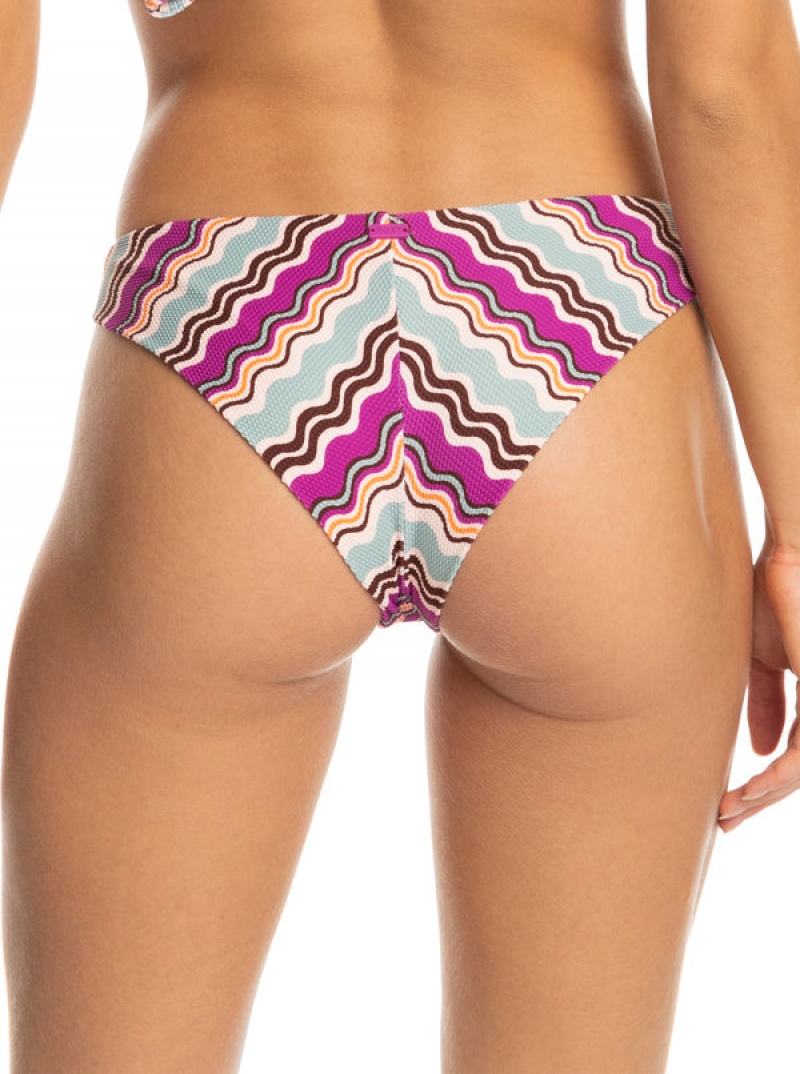 Roxy Flowy Mood Cheeky Bikini Bottoms | QHSR-91750