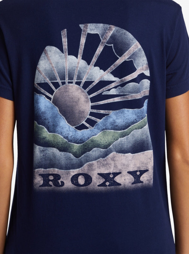 Roxy Get Lost In The Moment Boyfriend T Shirts | 23748TYQO