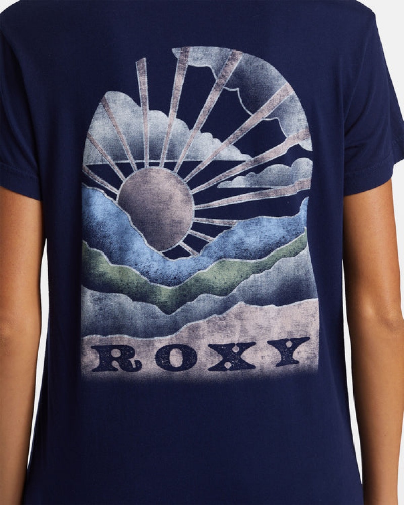 Roxy Get Lost In The Moment Boyfriend T Shirts | 23748TYQO