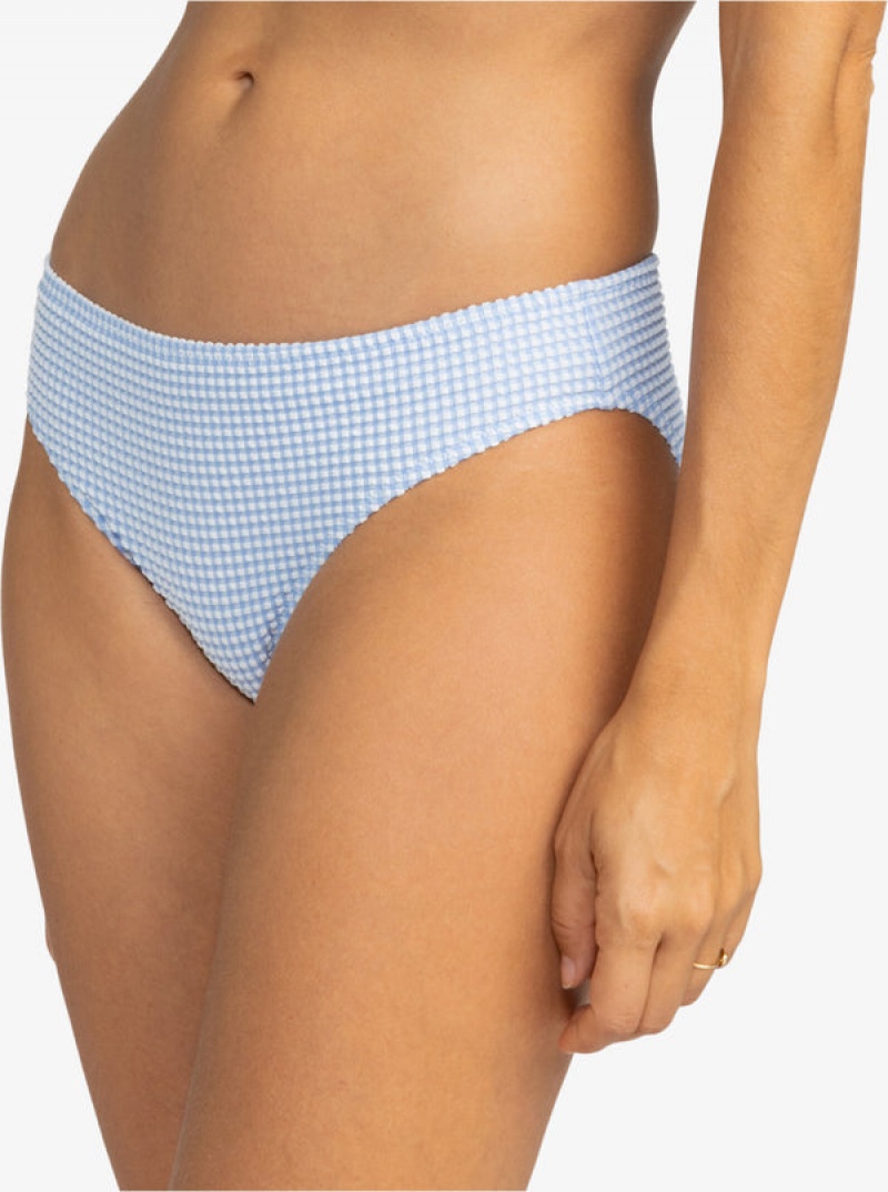 Roxy Gingham Hipster Bikini Bottoms | QDVR-26457