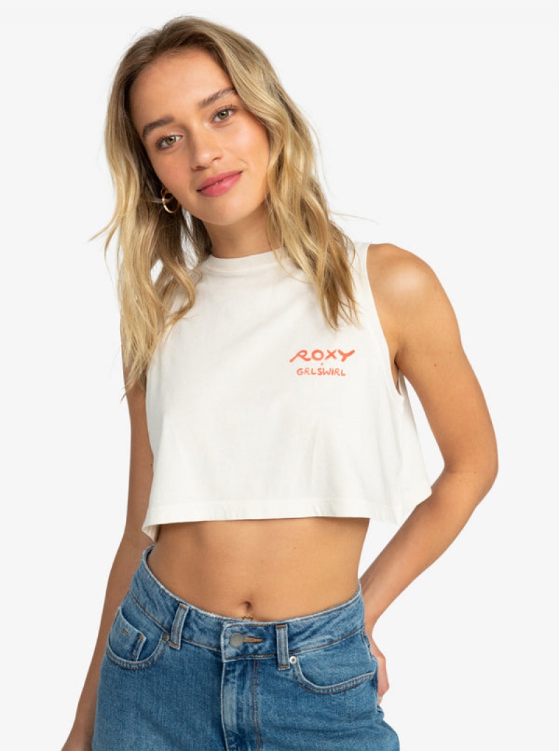 Roxy Grl Swirl Cropped Tops | 12456GJVF