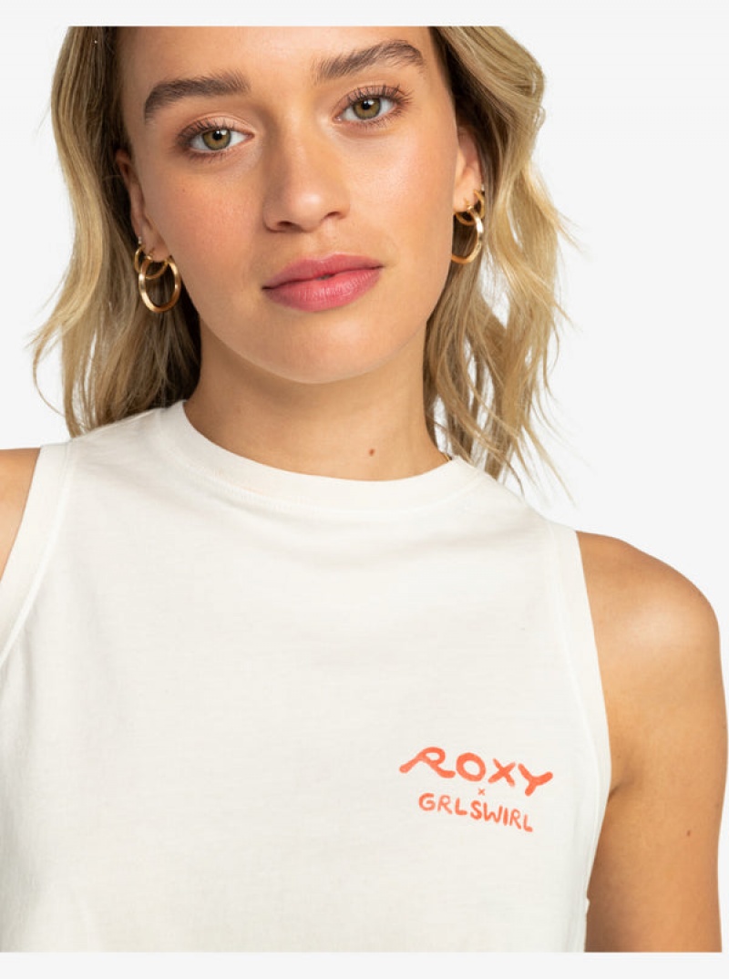 Roxy Grl Swirl Cropped Tops | 12456GJVF