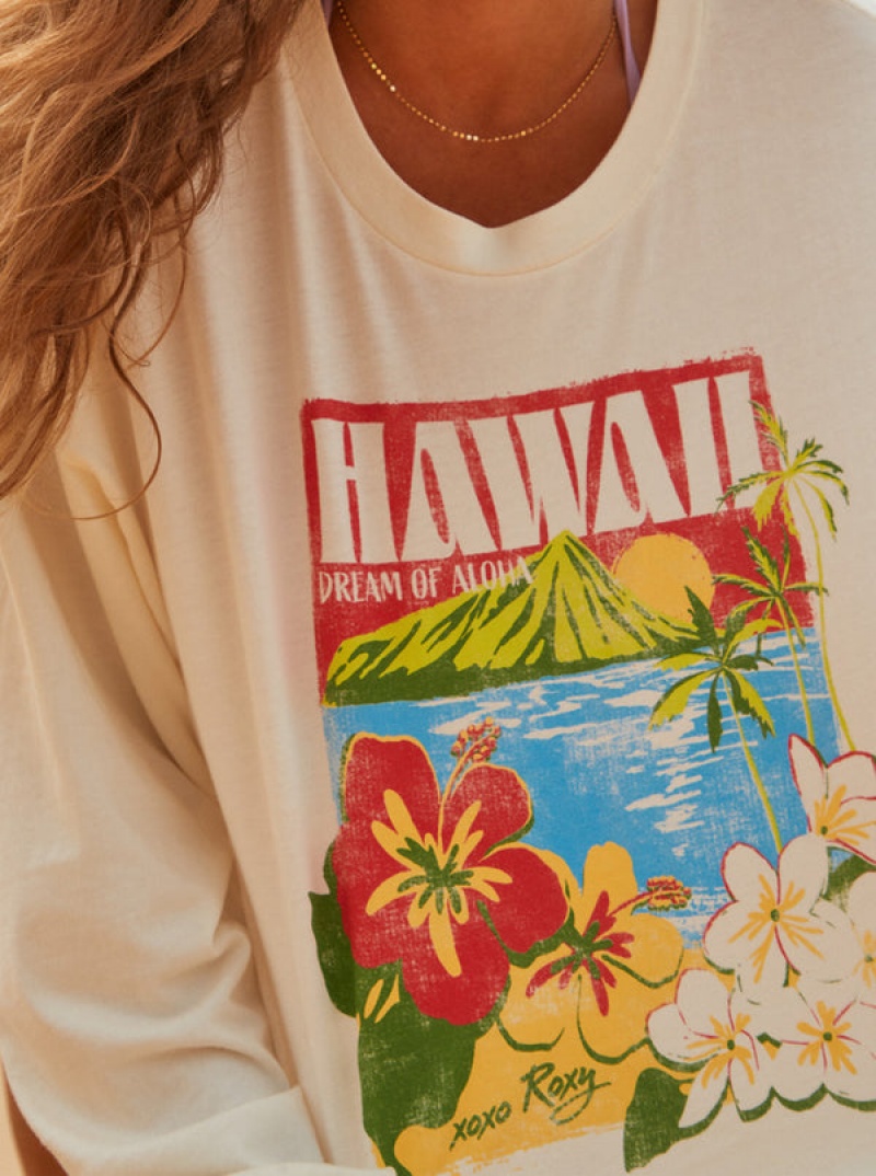 Roxy Hawaiian Vacay Olsc T Shirts | 68475THBV