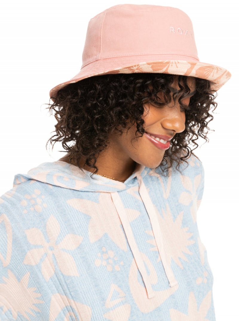 Roxy Jasmine Paradise Reversible Bucket Hats | XLKH-34792