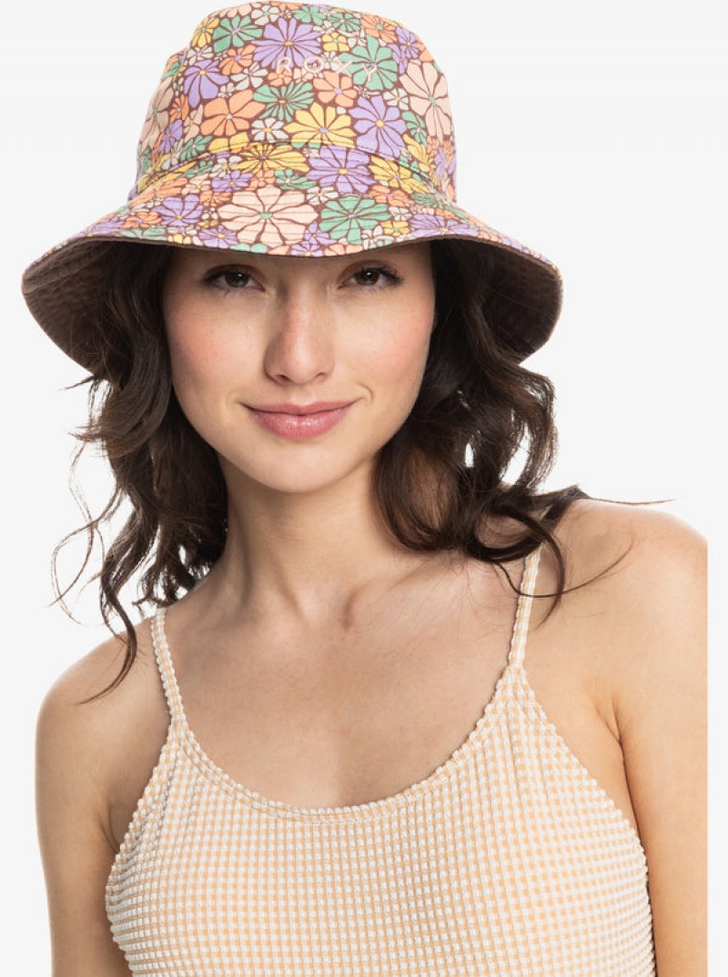 Roxy Jasmine Paradise Reversible Sun Hats | YAEB-92418