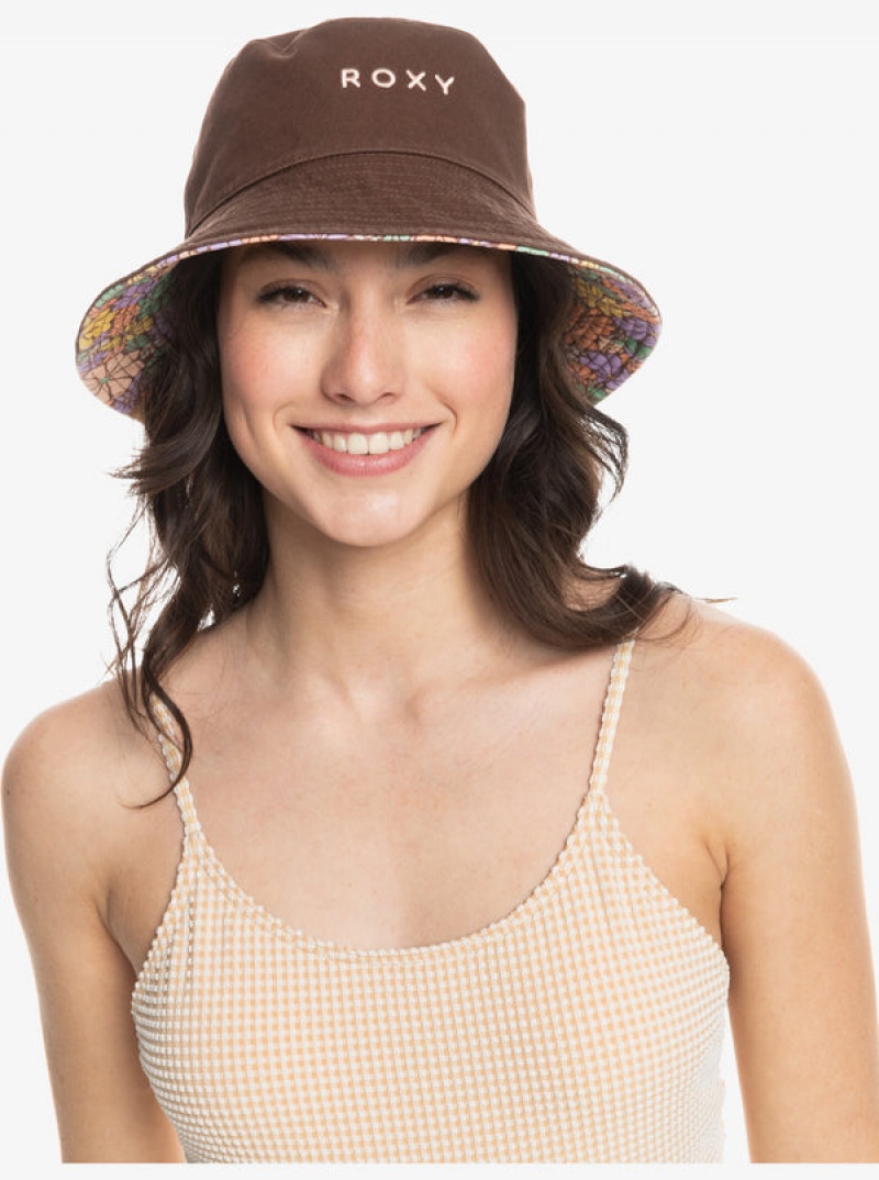 Roxy Jasmine Paradise Reversible Sun Hats | YAEB-92418