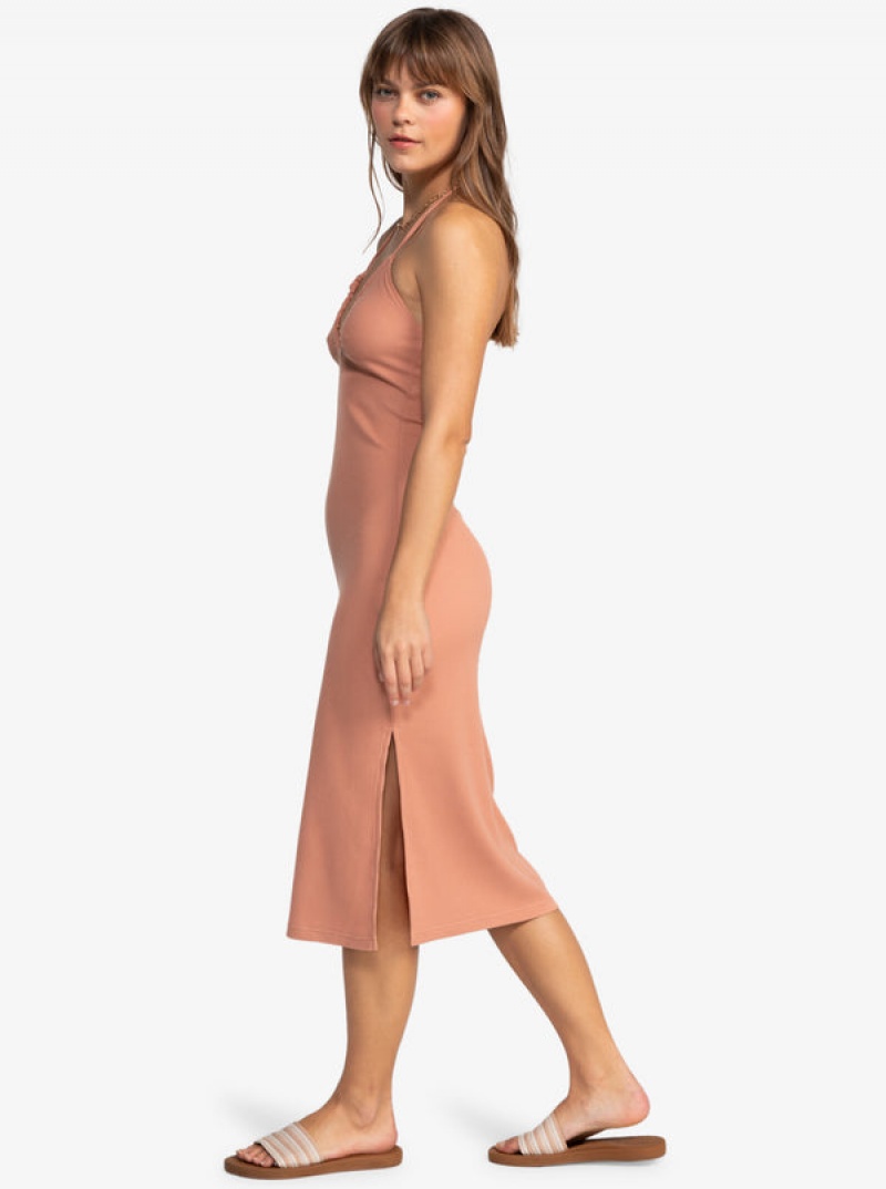 Roxy Late Sunset Halter Midi Dress | 49708SRHD