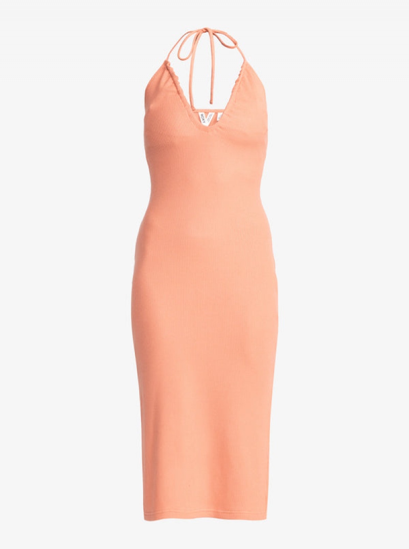 Roxy Late Sunset Halter Midi Dress | 49708SRHD