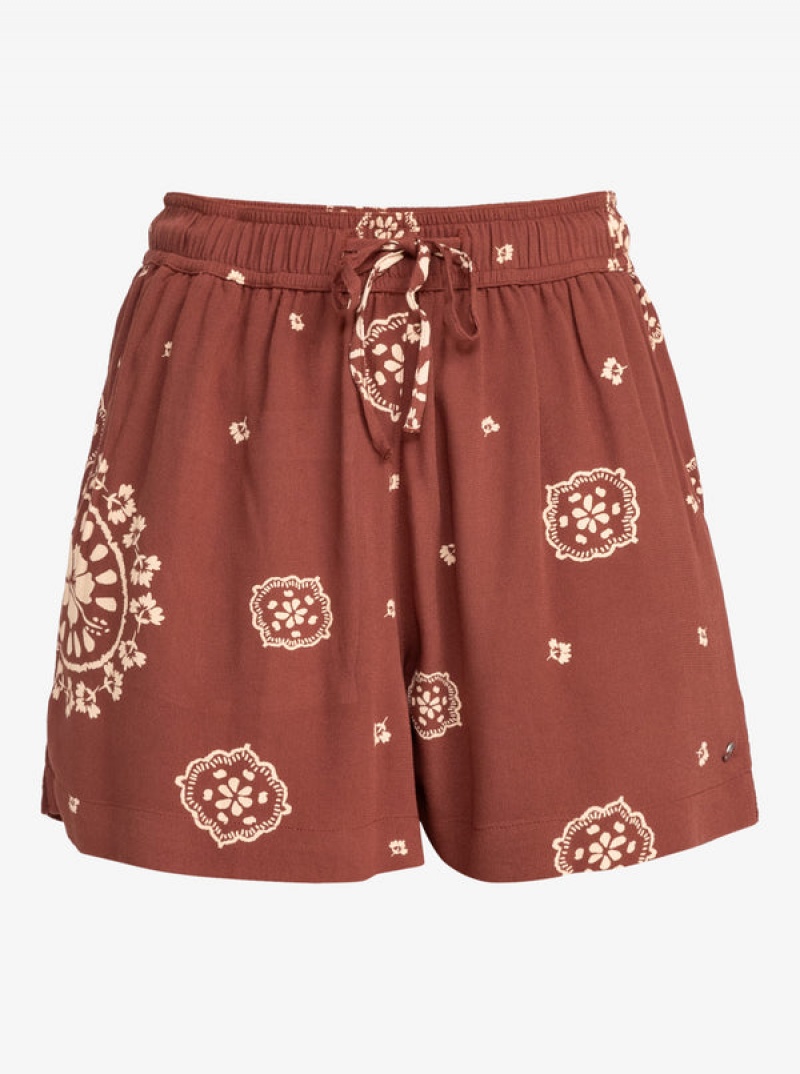 Roxy Lekeitio Break High-Waisted Printed Shorts | EOLM-84562