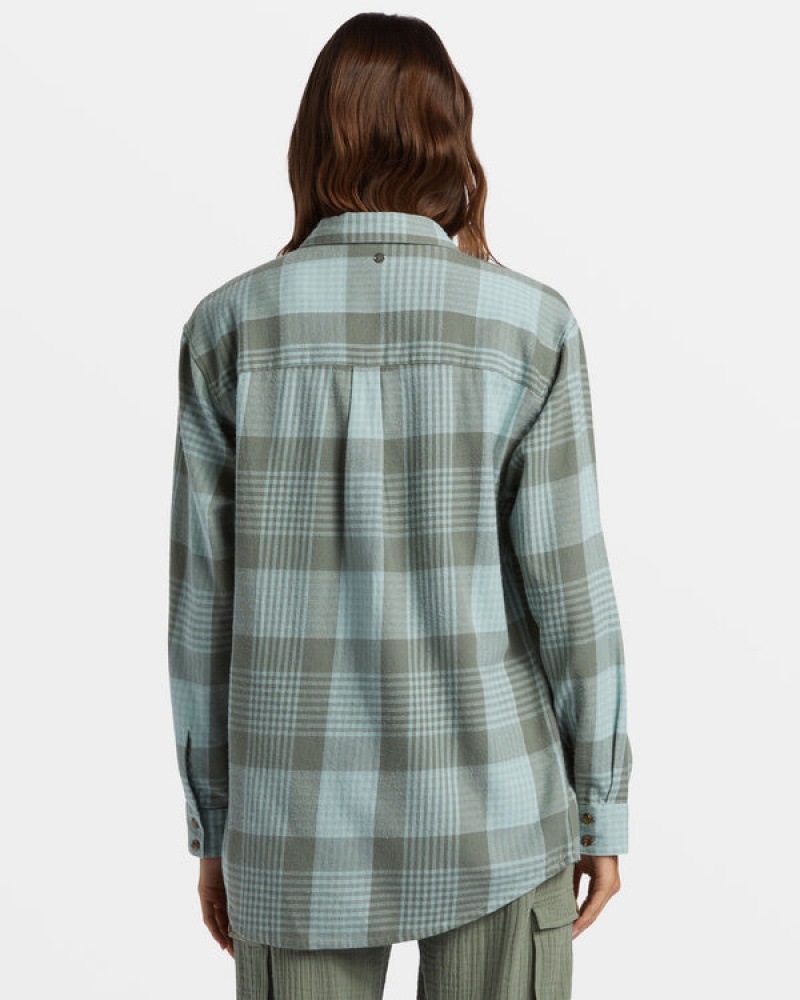 Roxy Let It Go Flannel Long Sleeve Tops | 08936LPBZ