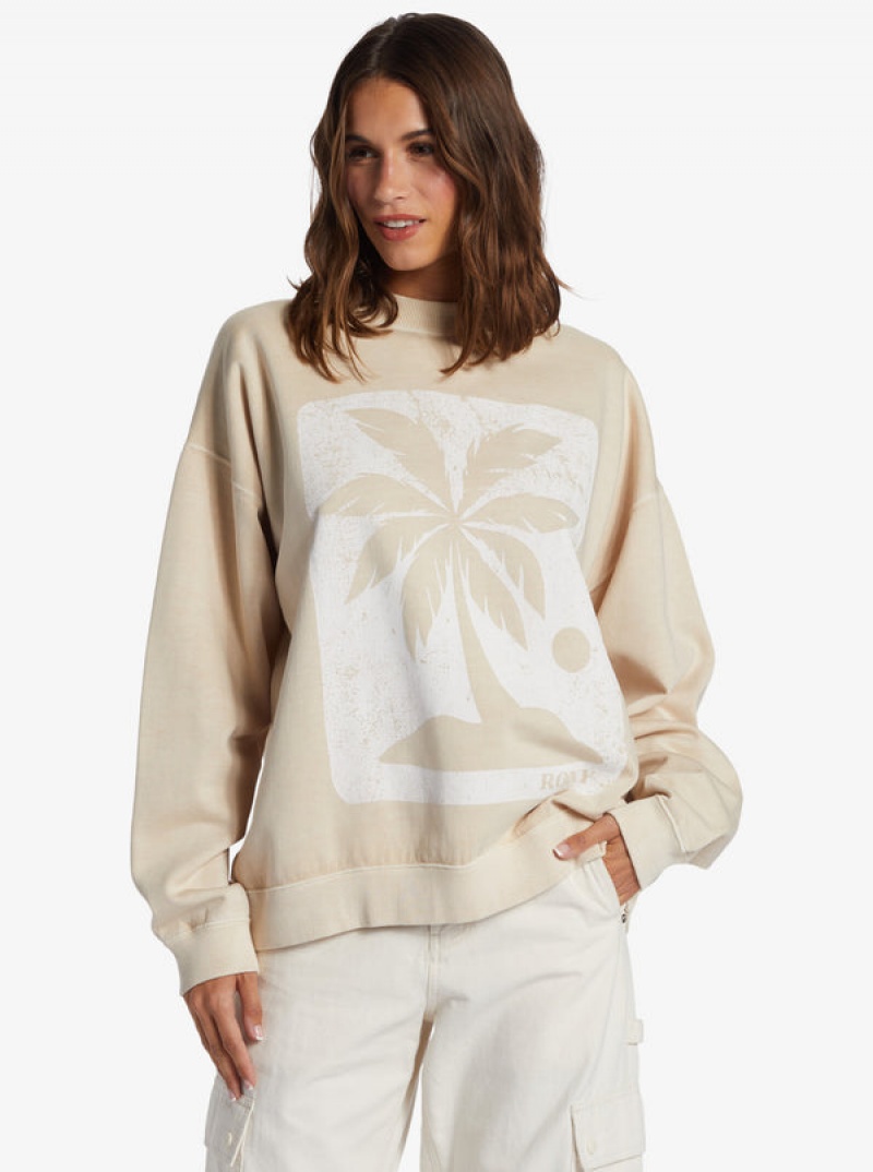 Roxy Lineup Oversized Crew Neck Loungewear | GCJH-02318