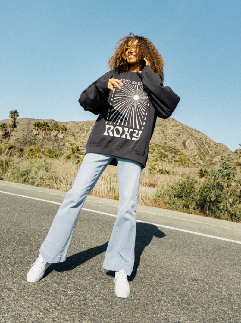 Roxy Lineup Oversized Crew Neck Loungewear | ZIDA-48260