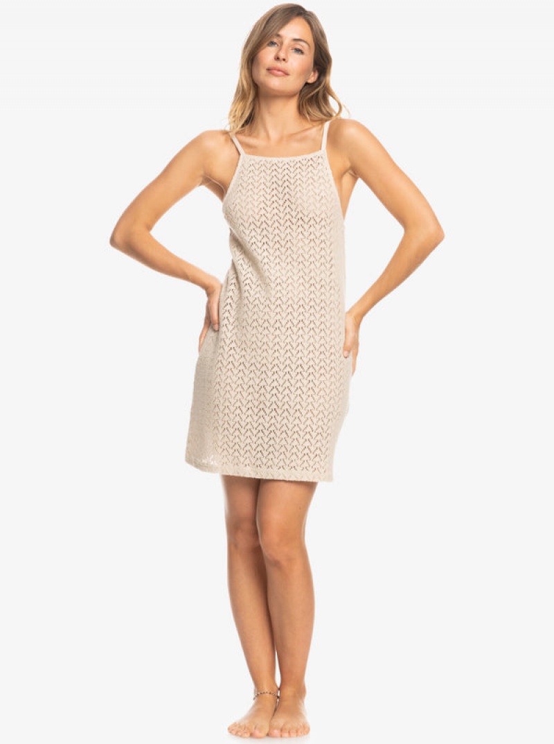 Roxy Love On The Weekend Beach Cover-Up Crochet Dress | 31208LXOY