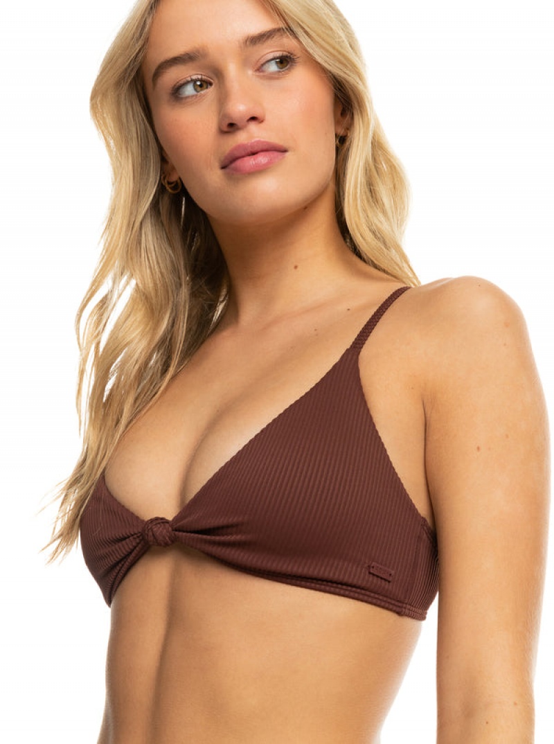 Roxy Love The Surf Knot Bikini Tops | KJAH-63094