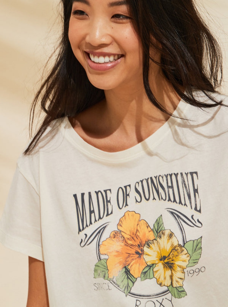 Roxy Made Of Sunshine T Shirts | 56329GTMU