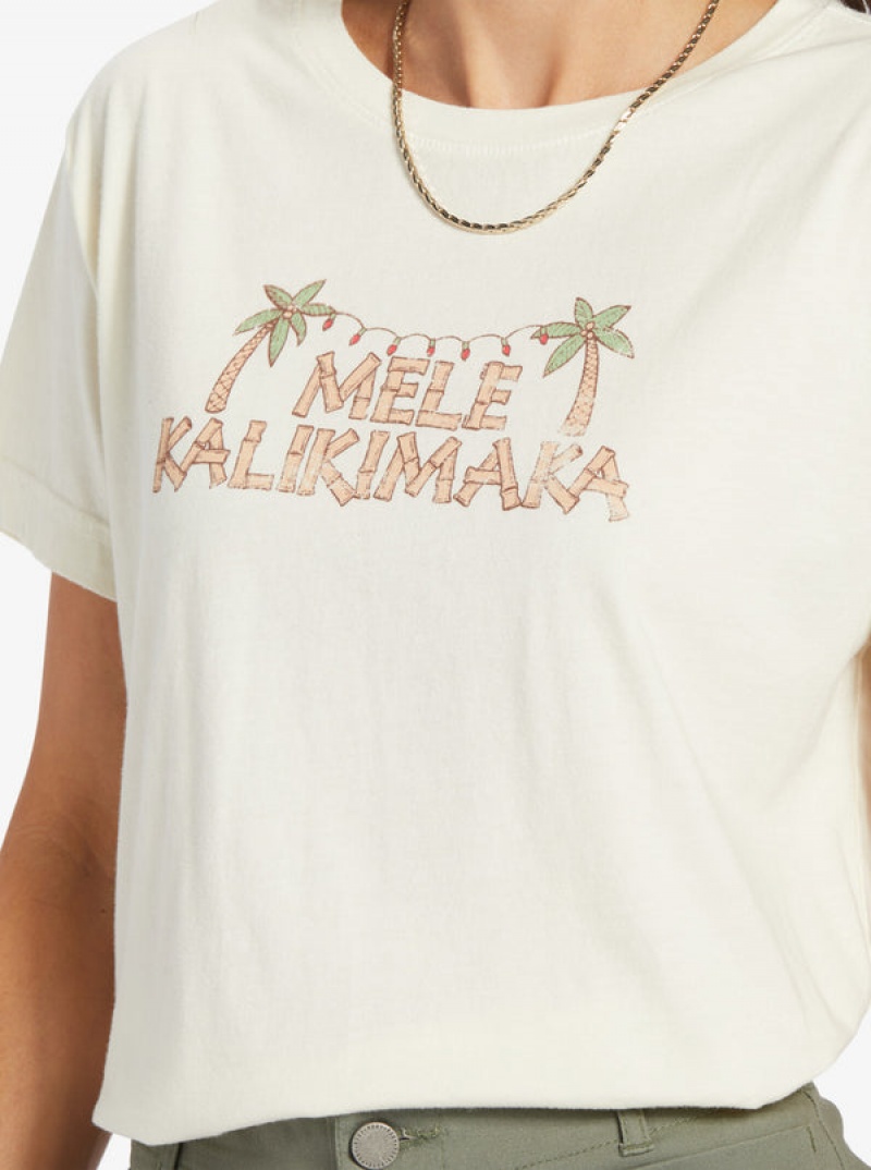 Roxy Mele Tiki Boyfriend T Shirts | 65984YBLD