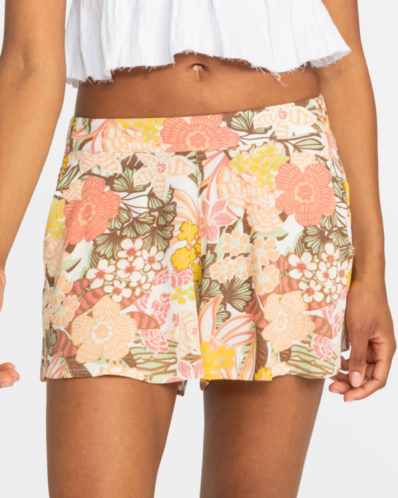 Roxy Midnight Avenue Relaxed Fit Printed Shorts | DCXB-08621