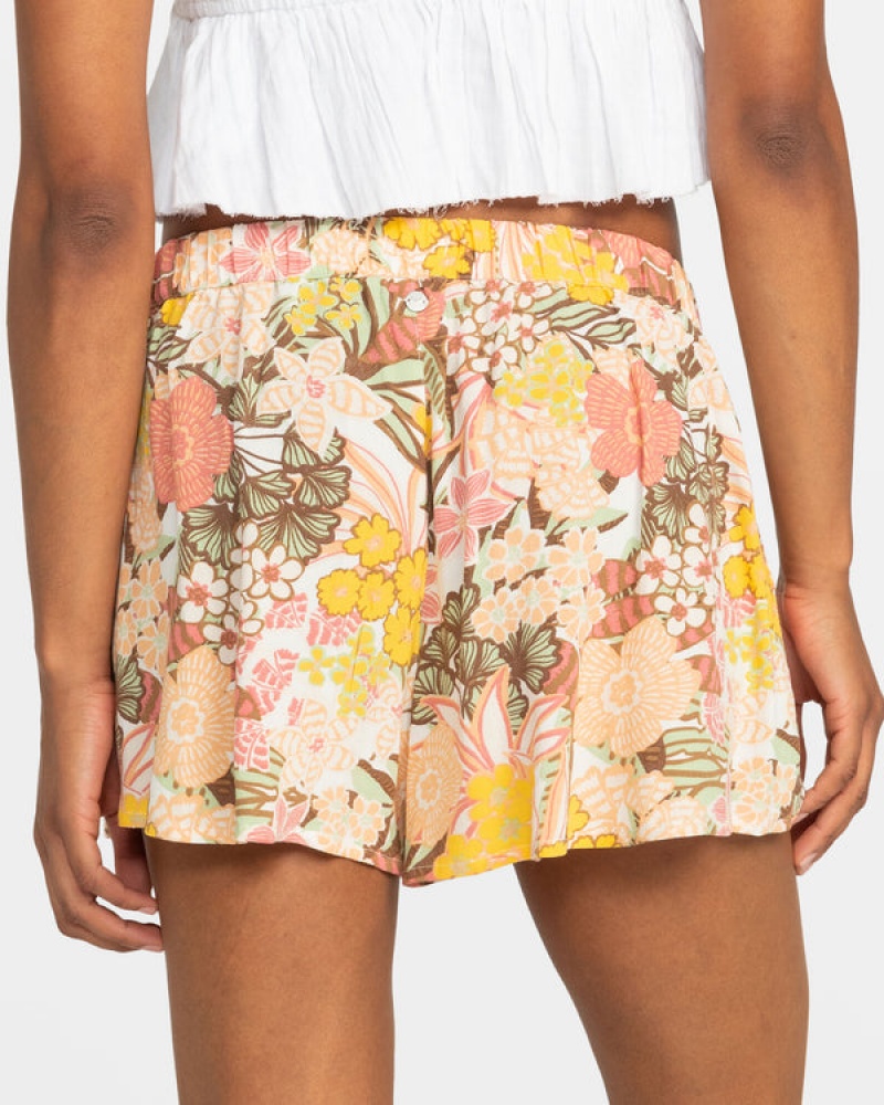 Roxy Midnight Avenue Relaxed Fit Printed Shorts | DCXB-08621