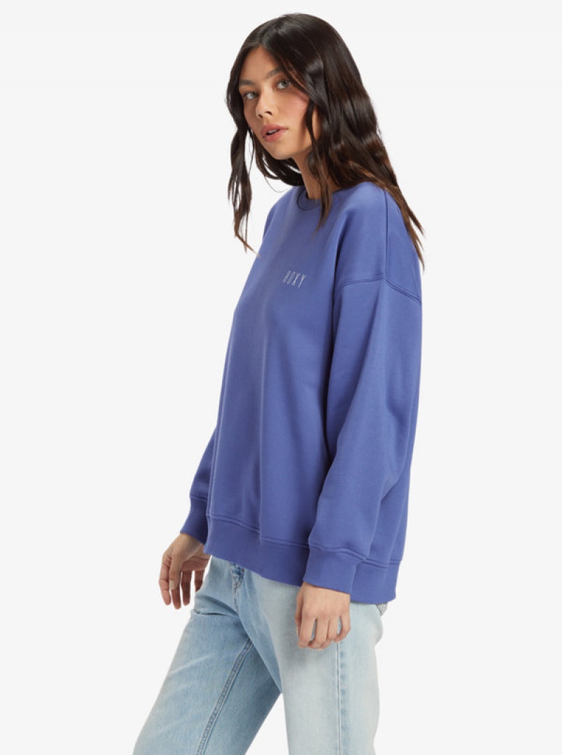 Roxy Morning Hike Crew Neck Hoodie | GTIY-50714