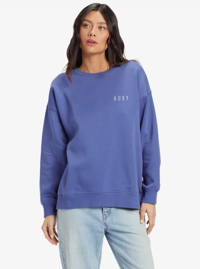 Roxy Morning Hike Crew Neck Hoodie | GTIY-50714