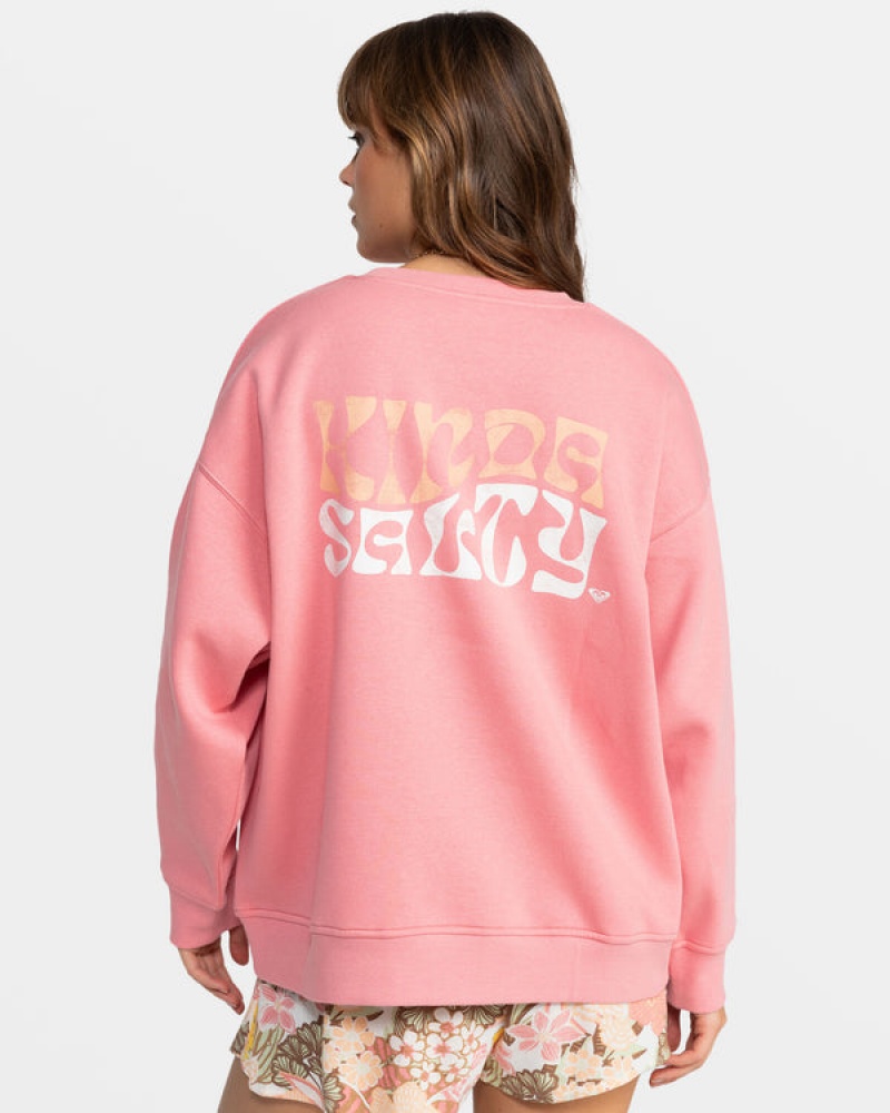 Roxy Morning Hike Crew Neck Hoodie | IPNM-56042