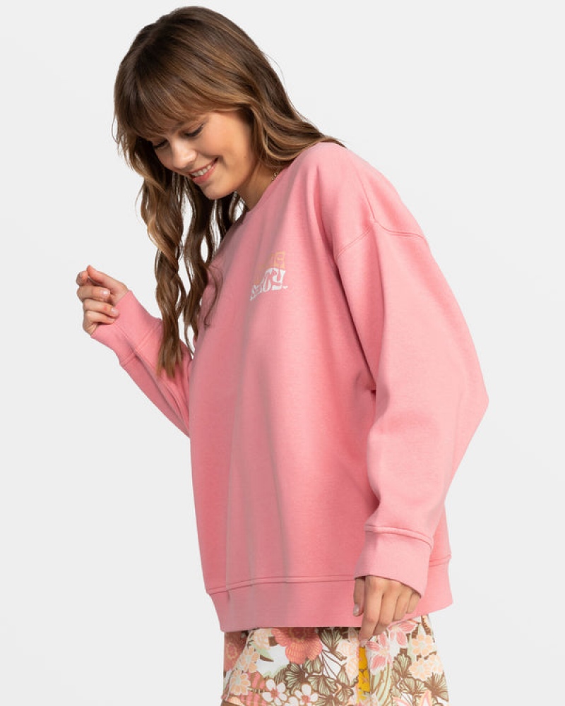 Roxy Morning Hike Crew Neck Hoodie | IPNM-56042