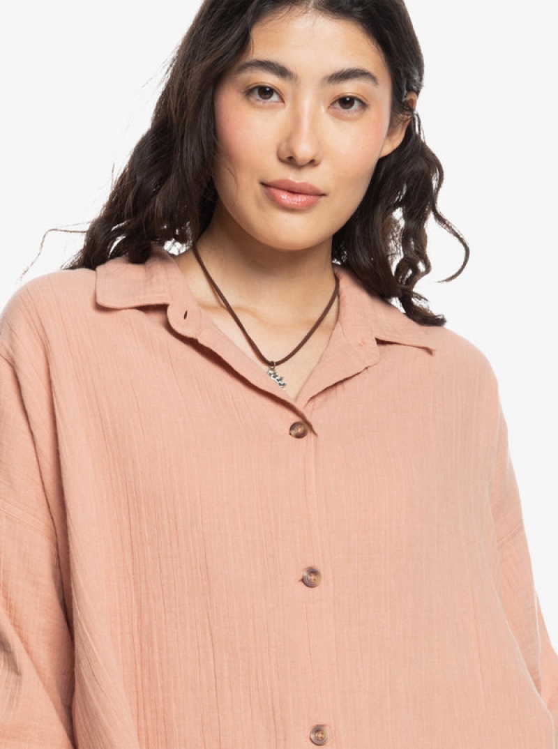 Roxy Morning Time Long Sleeve Tops | 70428ZWML