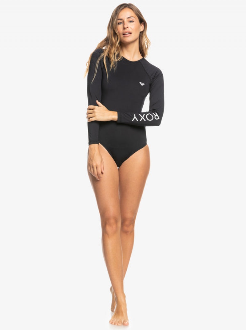 Roxy New Essentials Long Sleeve One-Piece Swimsuits | IOLB-31874