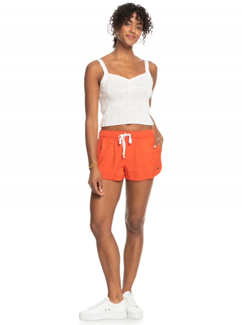 Roxy New Impossible Love Elastic Waist Shorts | 69520UQLY