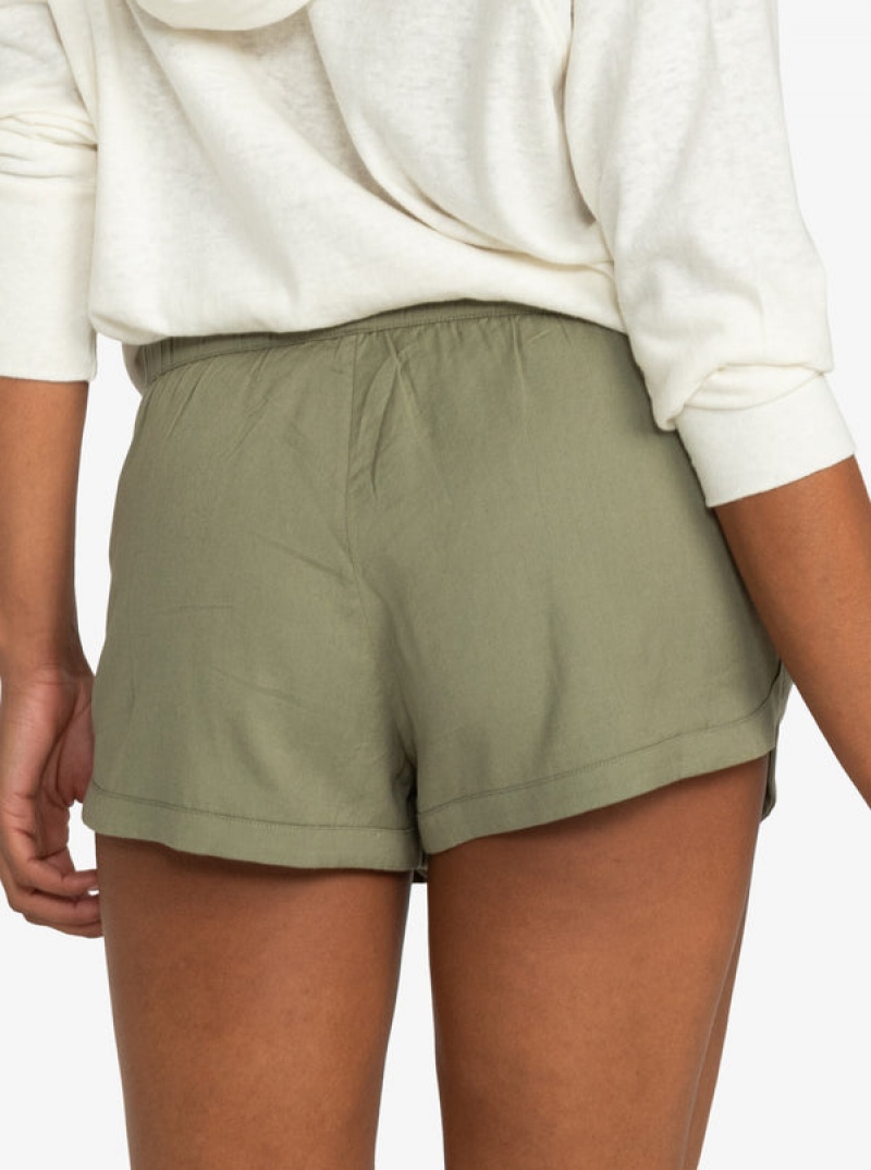 Roxy New Impossible Love Elastic Waist Shorts | BWND-70328