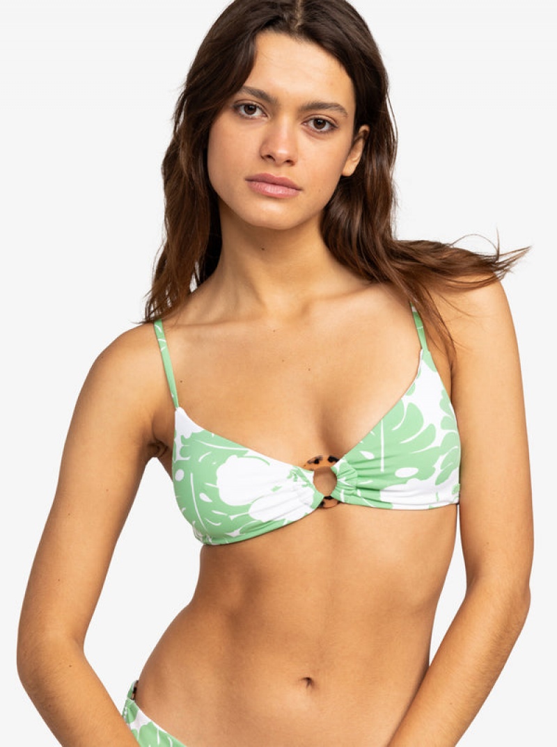 Roxy OG Fixed Triangle Bikini Tops | JPRN-52798