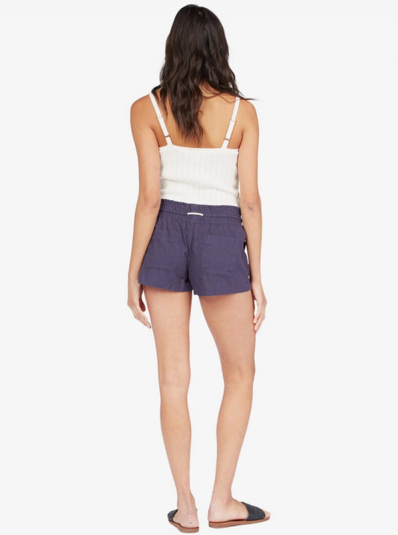 Roxy Oceanside Elastic Waist Shorts | FUIE-69584