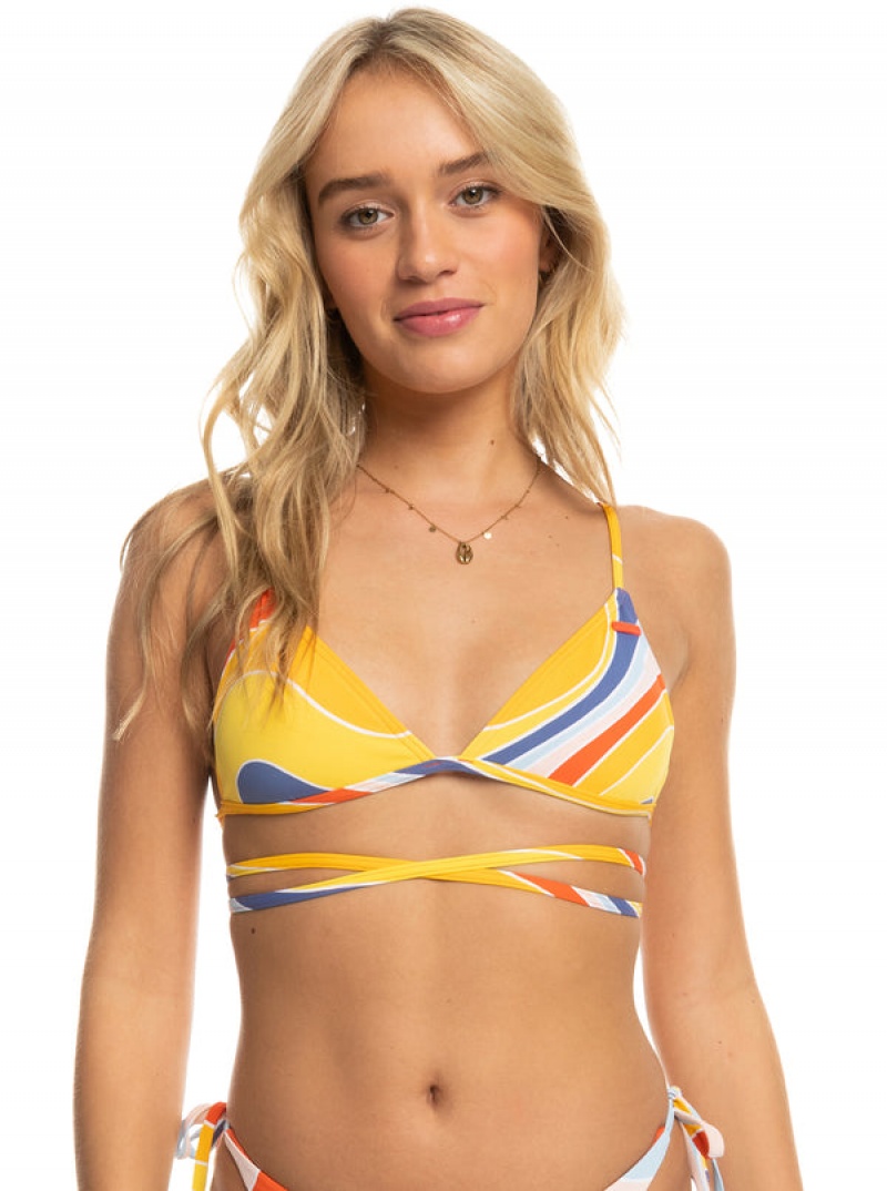 Roxy Palm Cruz Triangle Bikini Tops | OMLB-20836