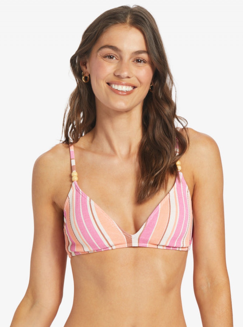 Roxy Palm Tree Dreams Triangle Bikini Tops | UMEG-48917