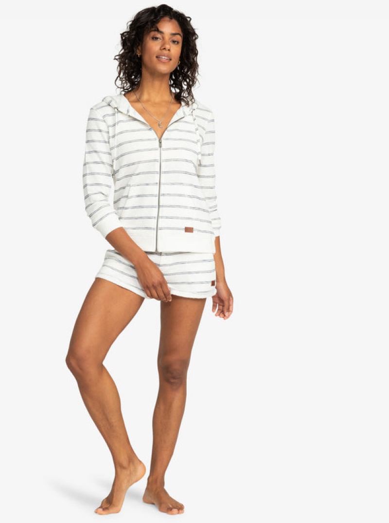 Roxy Perfect Wave Stripes Zip-Up Hoodie | COFI-83207