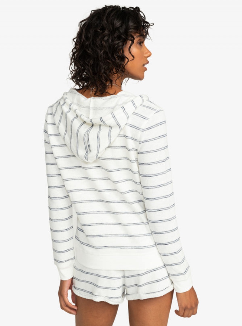 Roxy Perfect Wave Stripes Zip-Up Hoodie | COFI-83207