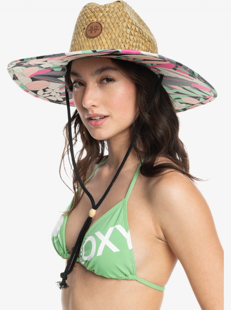 Roxy Pina To My Colada Printed Sun Hats | IKSO-39406