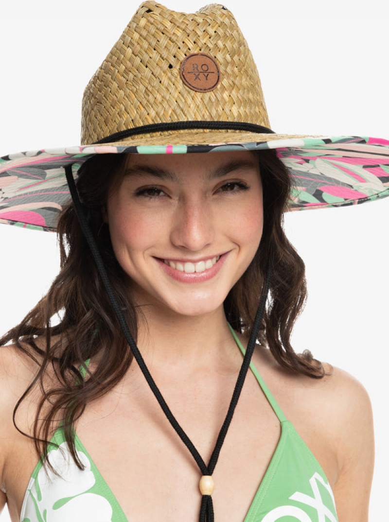 Roxy Pina To My Colada Printed Sun Hats | IKSO-39406