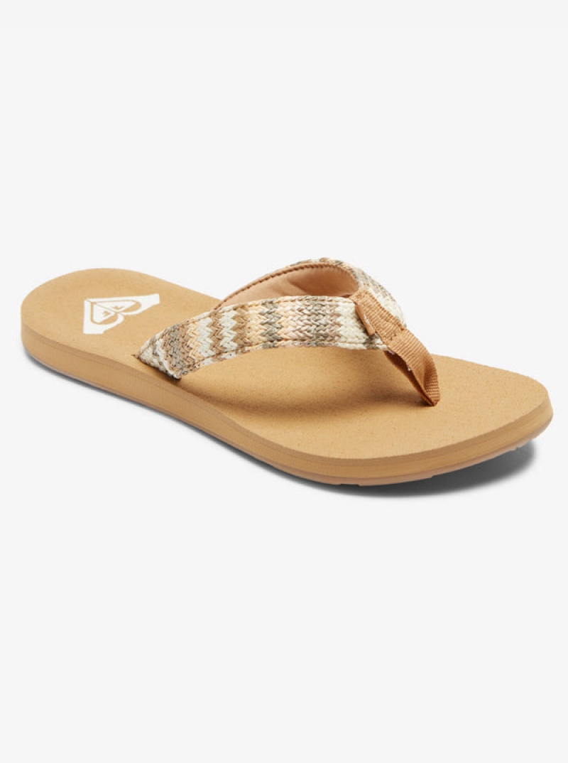 Roxy Porto Raffia Sandals | QHSE-78260