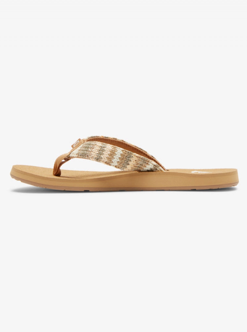 Roxy Porto Raffia Sandals | QHSE-78260