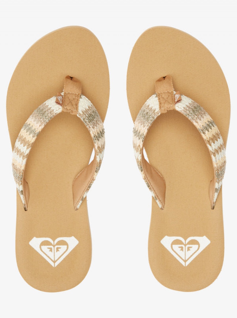 Roxy Porto Raffia Sandals | QHSE-78260