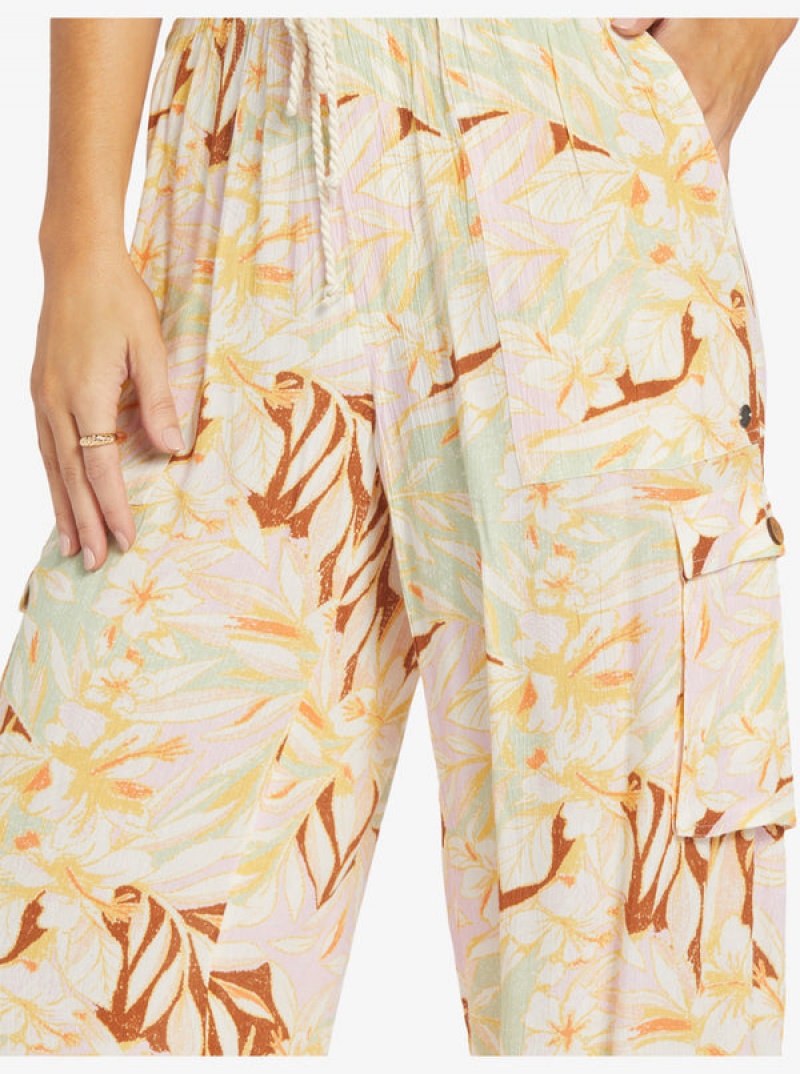 Roxy Precious High-Waist Printed Cargo Pants | XFJW-07162