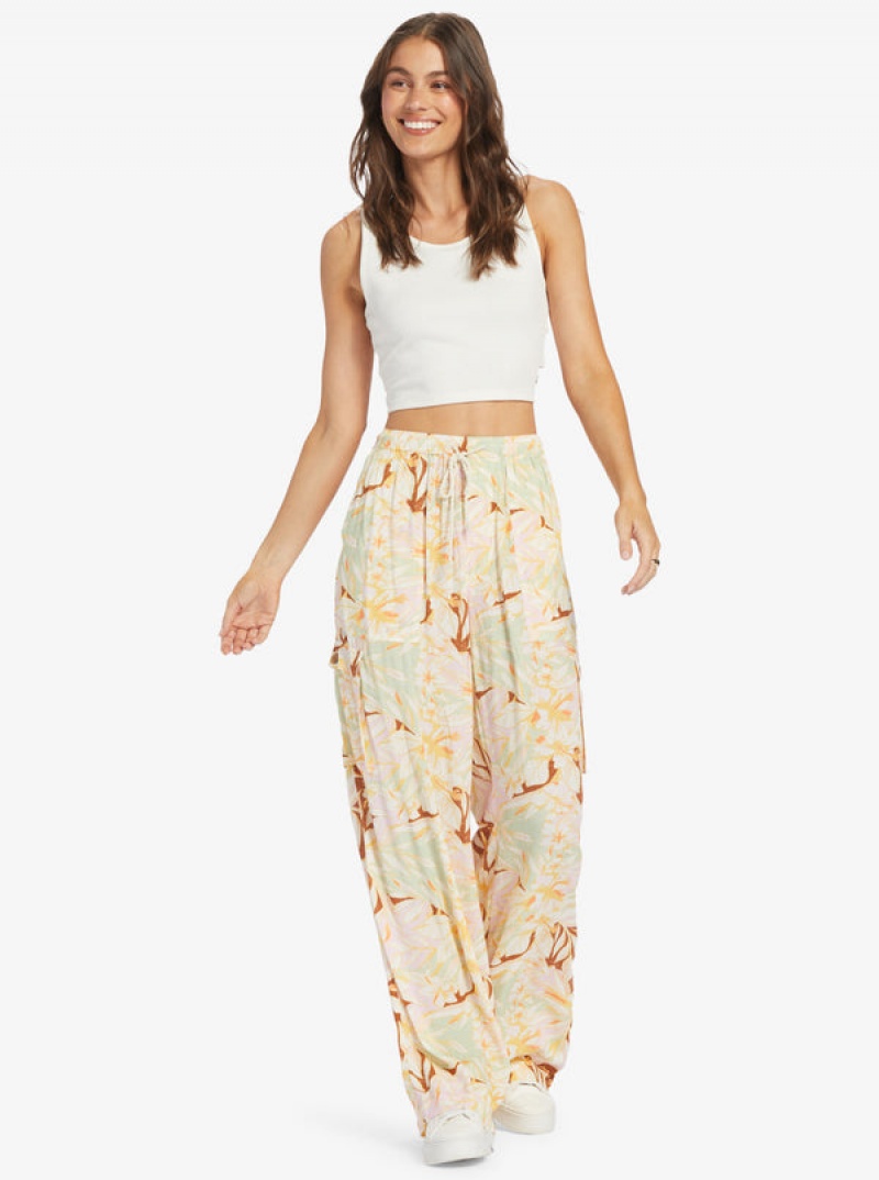 Roxy Precious High-Waist Printed Cargo Pants | XFJW-07162