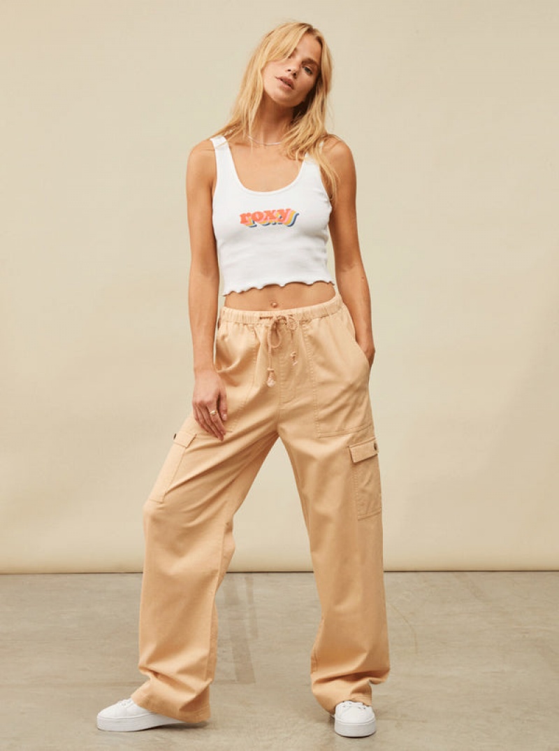 Roxy Precious High Waist Cargo Pants | FNVD-70612